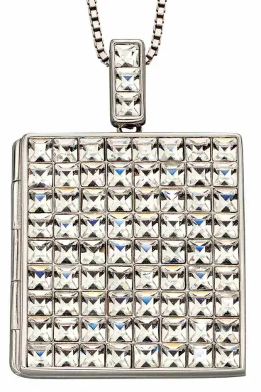 Mon-bijou - D4902a - Collier photo cristal en argent 925/1000