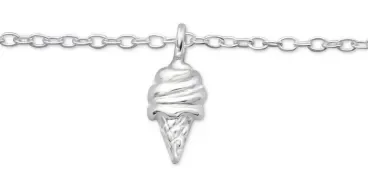 Mon-bijou - H1902z - Chaîne cheville Glace en argent 925/1000