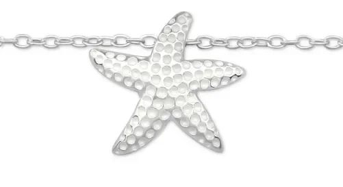 Mon-bijou - H7354z - Chaîne cheville en argent 925/1000