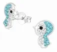 Boucles d oreilles pingouin craquant en argent 925