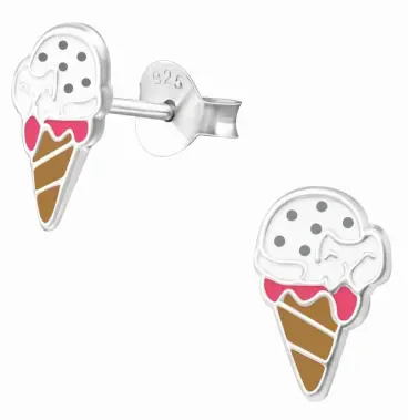 Mon-bijou - H33561 - Boucle d'oreille glace en argent 925/1000