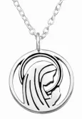 Collier vierge miraculeuse en argent 925