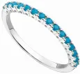 Bague solitaire argent 925 femme