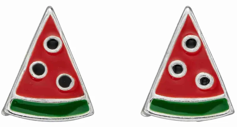 Boucles d oreilles pastèque en argent 925 🍉