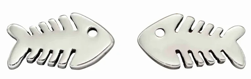 Boucles d oreilles poisson  éclat marin  ✨ argent 925