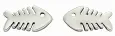 Boucles d oreilles poisson  éclat marin  ✨ argent 925