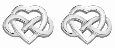 Mon-bijou - D2074 - Boucle d'oreille coeur en argent 925/1000