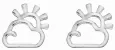Boucles d oreilles soleil hélios en argent 925 rhodié