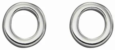 Mon-bijou - D6032 - Boucle d'oreille lettre O en argent 925/1000