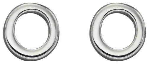 Mon-bijou - D6032 - Boucle d'oreille lettre O en argent 925/1000