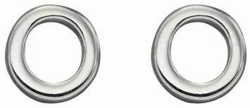 Mon-bijou - D6032 - Boucle d'oreille lettre O en argent 925/1000