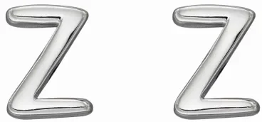 Mon-bijou - D6043 - Boucle d'oreille lettre Z en argent 925/1000