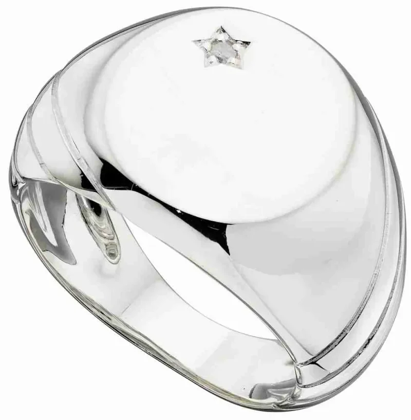 Bague étoile femme en argent 925 - éclat céleste