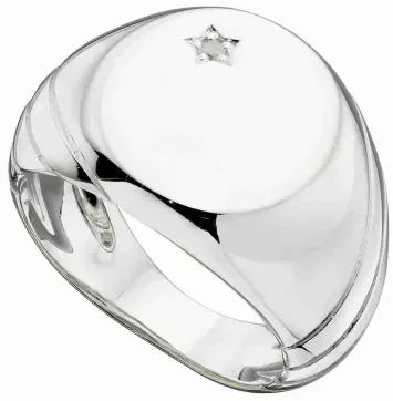 Mon-bijoou - D3766c - Bague étoile en argent 925/1000