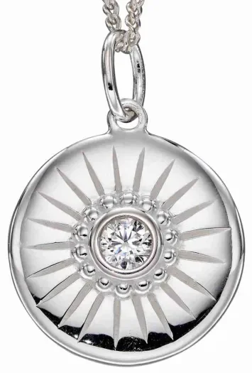 Mon-bijou - D4972c - Collier cristal en argent 925/1000