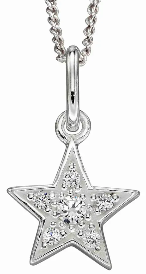 Collier étoile scintillante argent 925  bijou céleste et fin ✨