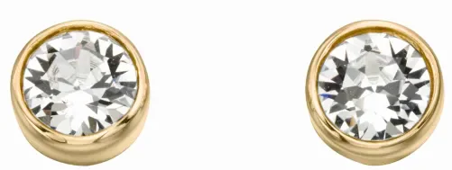 Mon-bijou - D1540 - Boucle d'oreille plaqué or en argent 925/1000