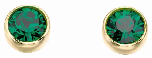 Boucles d oreilles créoles  aura solaire  en vermeil (argent 925 plaqué or 18 carats)