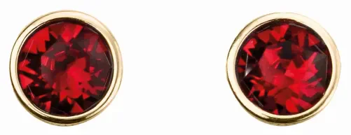 Boucles d oreilles créoles plaqué or 18 carats sur argent 925 - éclat doré