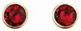 Boucles d oreilles créoles plaqué or 18 carats sur argent 925 - éclat doré