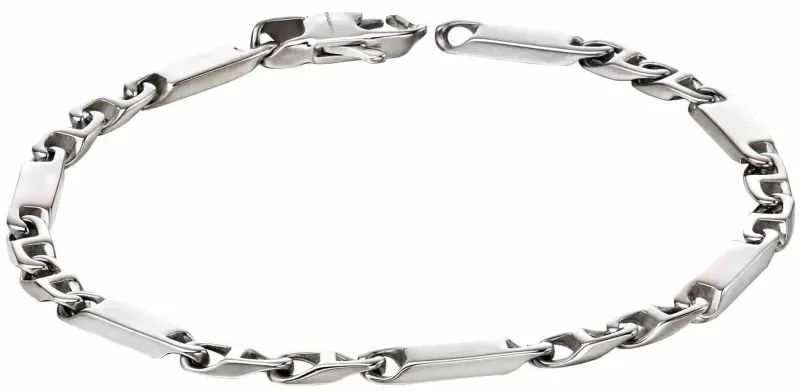 Bracelet gourmette homme acier 316l - style et caractère