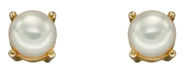 Mon-bijou - D2331 - Boucle d'oreille Juin perle en or 375/1000