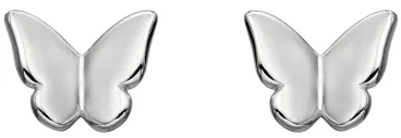 Mon-bijou - D5732 - Boucle d'oreille papillon en argent 925/1000
