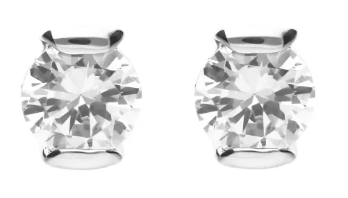 Boucles d oreilles argent 925 rhodié - éclat intemporel