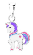 Collier cheval cœur équestre  galop d amour  en argent 925