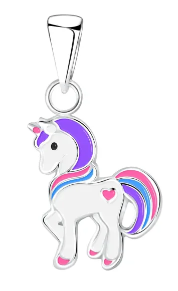 Collier cheval cœur équestre  galop d amour  en argent 925