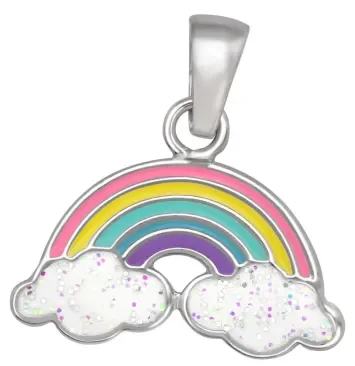 Collier Arc-en-Ciel  Iris  en Argent 925