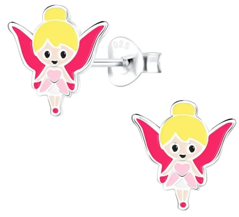 Boucles d oreilles fée scintillante en argent 925