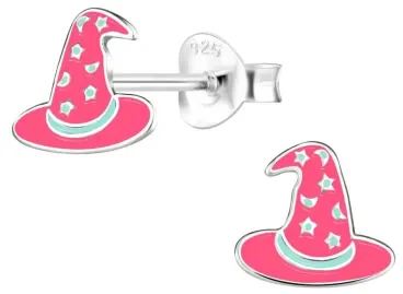 Boucles d oreilles sorcière  sortilège nocturne  - argent massif 925