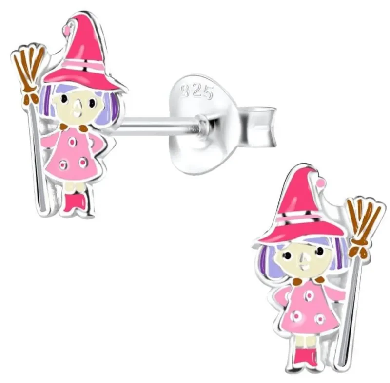 Boucles d oreilles sorcière envoûtante en argent 925