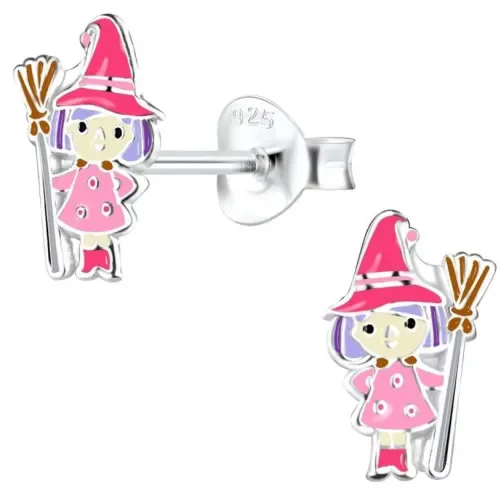 Boucles d oreilles sorcière envoûtante en argent 925