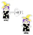 Boucles d oreilles sorcière mystique en argent 925