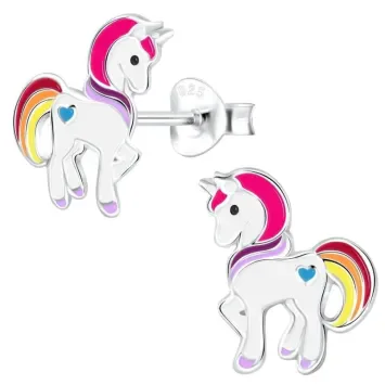 Boucles d oreilles cheval argent 925