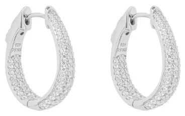Boucles d oreilles pendantes  éclat lunaire  en argent 925 rhodié - design original