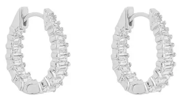 Boucles d oreilles éclat en argent massif 925