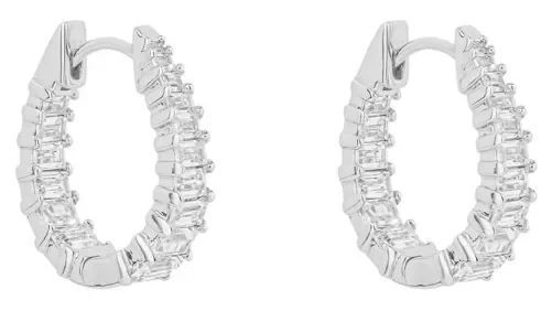 Boucles d oreilles éclat en argent massif 925