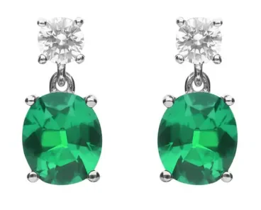 Boucles d oreilles argent 925 rhodié