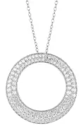 Collier solitaire  éclat divin  - oxyde de zirconium et argent 925