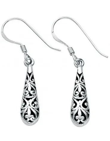 Boucles d Oreilles  Mille et Une Nuits  - Argent Massif 925 Oriental