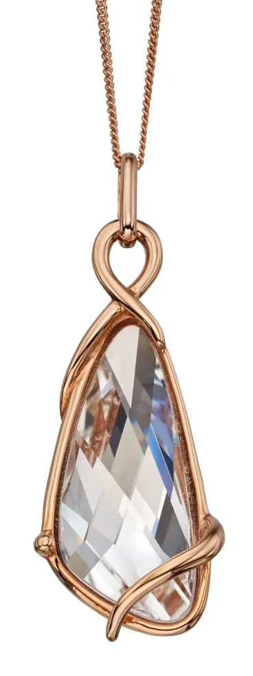 Collier Éclat Rosé  Argent 925 Plaqué Or Rose
