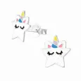 Boucles d oreilles boucles étoile céleste en argent 925