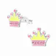 Boucles d oreilles couronne en argent 925