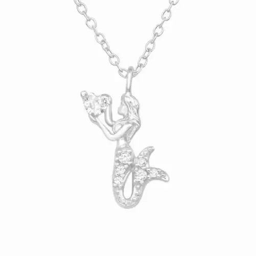 Collier pendentif cœur en argent 925