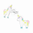 Boucles d oreilles licorne féerique - argent 925