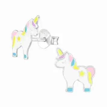 Boucles d Oreilles Licorne Féerique - Argent 925