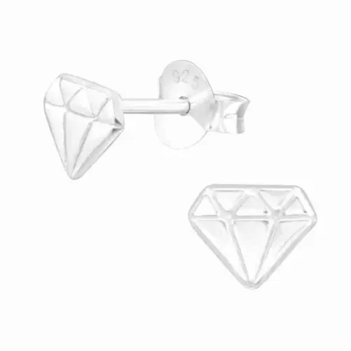 Boucles d oreilles boucles  éclat céleste   argent 925 diamant